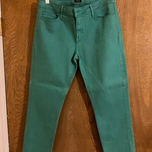 Just Black Womens Teal Slim Jeans
